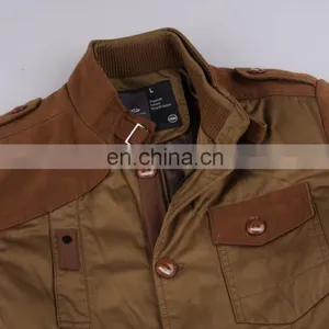 Latest Vogue Mens Thick Padded Stylish Cotton Military Parka Coat thumbnail-4