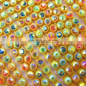 Garment Accessory SS6/SS8 Plastic Multi Colors Rhinestone Banding thumbnail-1
