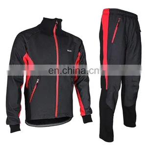 Chinese Clothing Manufacturers C01 Male Biking Racing Suit Jersey Jacket Pants Long Sleeve Sportswear Outdoor Clothes Clothing thumbnail-1