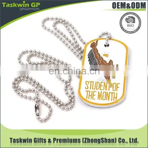 Cheapest Price Military Metal Dog Tag With Ball Chain thumbnail-3