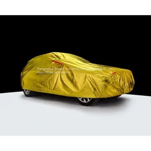 Gold Color Aluminum Film SUV Car Covers thumbnail-4