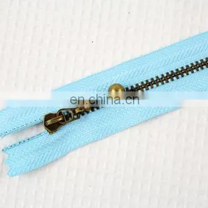 15cm Colorful Unique Bronze Zipper For Fabric thumbnail-4