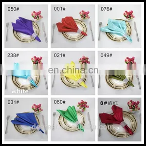 100% Polyester Satin Wedding Decorative Napkin thumbnail-5