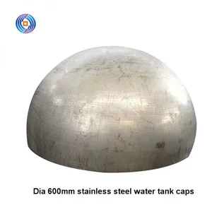 Special Offer Dia 600mm Thk 0.36mm 304 Stainless Steel Water Tank Covers for Horizontal Tank thumbnail-1