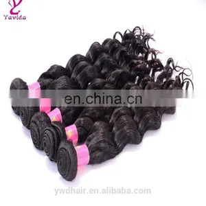 8A Grade Virgin Unprocessed Human Hair Brazilian Loose Wave Bundles Brazilian Virgin Hair Best Quality thumbnail-3
