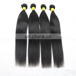Fast Shipping 100% Indian Human Virgin Remy 9A Grade Hair Weaving in Silky Straight Cuticle Aligned Hair thumbnail-2