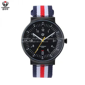 XINBOQIN Supplier Original Brand Luxury Tide Luxury Business Nylon Wrist Band Straps Stainless Steel Man Watch thumbnail-5