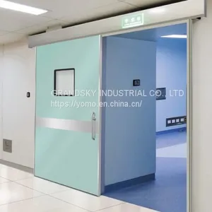 High-quality Operating Room Automatic Door Medical Purification Hospital Steel Sliding Airtight Door thumbnail-2