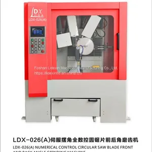 LDX-026（A)Servo Swing Angle Full CNC Alloy Saw Blade Front and Rear Angle Grinding Machine thumbnail-2