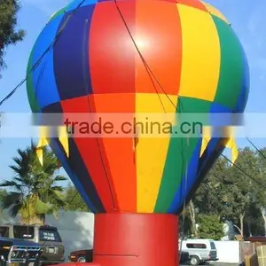 Custom Different Size Advertising Inflatable Colorful Hot Air Balloon thumbnail-1