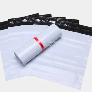 Custom Logo Shipping Polymailers Polythene Polybags Poly Mailer Bag Clothes Courier Mailing Bags thumbnail-4
