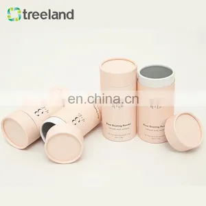 Eco Friendly Recyclable Rose Dusting Powder Use Paper Tube Packaging With Rolled Edges thumbnail-5