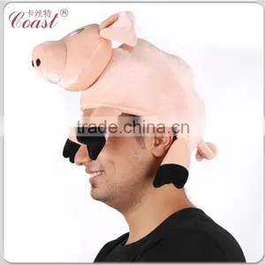 Funny Cute Pink Animal Pig Shaped Hats thumbnail-3