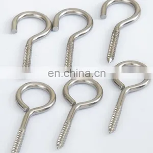 Hook Type Screw Open Eye Hook Wood Self Tapping Screw thumbnail-3