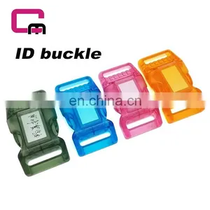 Factory Supplier Pet Buckle Side Release Buckle With ID Card Anti-lost Buckle Accept Custom thumbnail-5