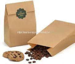 Eco Friendly Tiny Brown Paper Bags Snack Bags Carrier Bags Paper Gift Recycled Paper Bags thumbnail-1