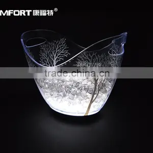 Led Lighting Belvedere Vodka Bottle Ice Bucket Factory Price thumbnail-3