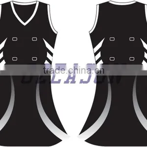 2016 OEM Service Netball Jersey,sublimated Netball Uniforms,custom Design Netball Dresses thumbnail-2