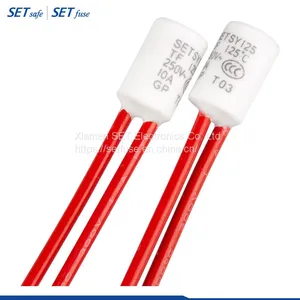 Atco Ty Series (Radial Shape) Thermal Fuse Cutoff Link Motor Protector Manufacturers With CCC thumbnail-2