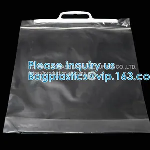 Customized Printing and Size Rigid Snap Handle Bag/rigid Handle Plastic Bag/handle Polybag,rigid Snap Loop Handle Plasti thumbnail-2