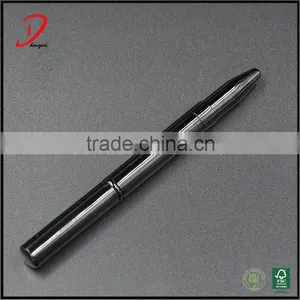 Wholesale Private Label OEM Black Metal Handle Retractable Lip Brush thumbnail-2