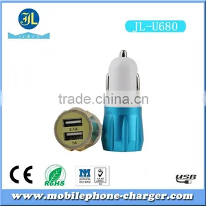 Vehicle Double Usb Car Charger Hot Consumer Electronics for Mobile Charger thumbnail-1