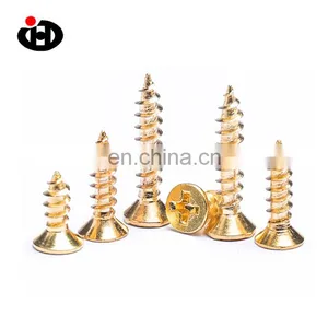 Hot Sale Galvanized 12.9 Gold Cross Countersunk Head Screws thumbnail-3