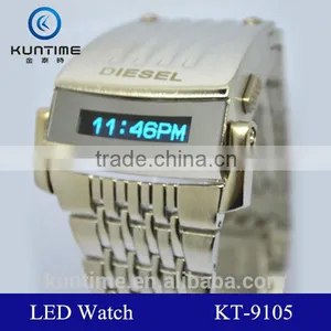 2014 New Hot Selling Watch Machine Cat Head Stainless Steel Back LCD Watch Lava Iron Samurai thumbnail-1