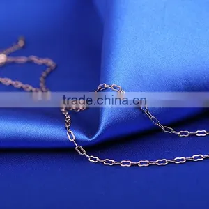 Coffee Gold Plated Decorative Long Chain Link Chain Jewelry Chain Necklace thumbnail-4
