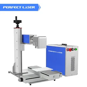 Perfect Laser Keyboard Fiber Laser Marking Marker Machine With Electric Working Table Price thumbnail-1
