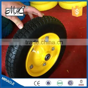 Endural Solid Small Flat Free Wheelbarrow Wheel PU Foam Wheel 3.25 / 3.00-8 thumbnail-6