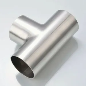304/316L Stainless Steel Straight Seamless Irrigation Systems Plumbing Material Pipe Fitting 3 Way Staright Tee of Plumbing Connector Adapter thumbnail-4