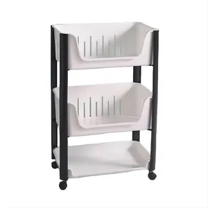 China Custom Plastic Injection Molding Home Kitchen Bathroom Multi Tiers Storage Rack Shelf Mould thumbnail-3