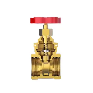 Brass Gate Valve High Quality Threaded Connection 1/2 - 4 Inch Valve Best Price Durable and Customizable thumbnail-4