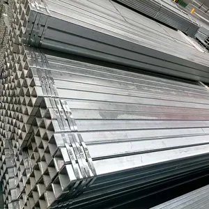 Stable Performance Galvanized Square Pipe Q235B Square Tube Hot Dipped Galvanized Square Steel Tube thumbnail-1