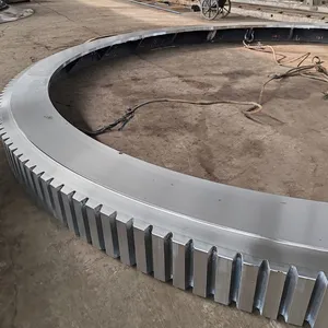 Alloy Steel Ball Mill Girth Gear, 40CrNiMo Material, 20m Diameter, ISO 6 Precision, Induction Hardened for Cement Plant thumbnail-3