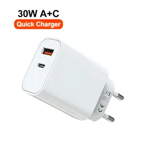 20W QC3.0 Fast Charger Adapter for IPhone Samsung Mobile Phones Wholesale thumbnail-1