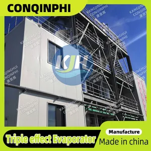 Chemical & Pharmaceutical High-Salt Wastewater Treatment System, Durable Multi-Effect Evaporator For Factories thumbnail-1