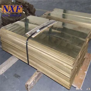 NXF C2800/GB H62/ASTM C27400/ISO CuZn40/BS CZ109 Thickness1-100mm Width 1-2.5m Length 1-12m Brass Plate thumbnail-1