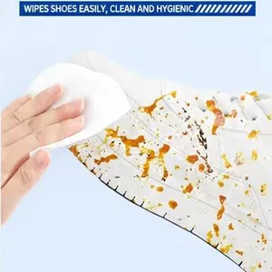 Custom Disposable Portable Sneaker & Sports Shoe Cleaning Wet Wipes – Individually Packed Shoe Cleaning Wipes thumbnail-4