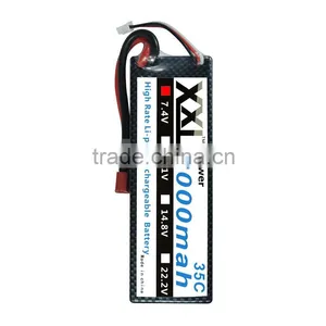 High-Rate Battery 3000mAh 7.4V for Airplane and Boat Models thumbnail-1