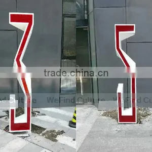 Big Number Signs Metal Welded Sculptures thumbnail-2