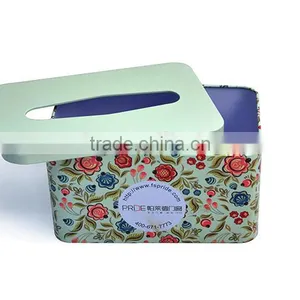 Napkin Tin Boxes,tin Box With Window,favorable Rectangular Soap Tin thumbnail-2