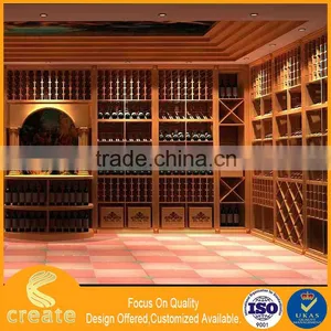 Customized Wooden Special House Design for Wine Display Stand Cabinets & Case From China Factory thumbnail-3
