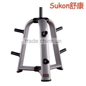 SK-638 Commercial Gym Equipment Weight Plate Tree Vertical Plate Rack thumbnail-1