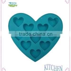 10 Holes Silicone Funny Apple Shaped Cake Mold thumbnail-3