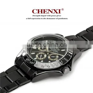 OEM ODM Small MOQ Gift Watches for Promotion Black Gun Silver Color Wristwatches Men Stainless Steel Watch Quartz Watches Man thumbnail-4