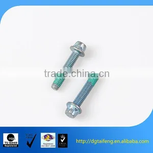 Black Oxide Hex Head Machine Bolt With Nylon Patch thumbnail-1