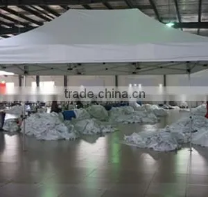 3m * 4.5m Small Hexagon Folding Gazebo With Door and Window for Sales thumbnail-1