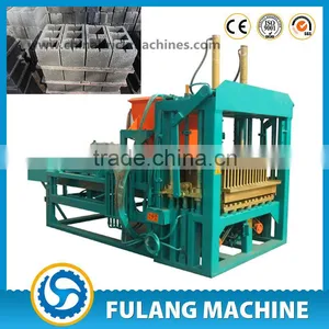 QT4-15 Eco-friendly Concrete Slab Making Machines With High Out-put thumbnail-1